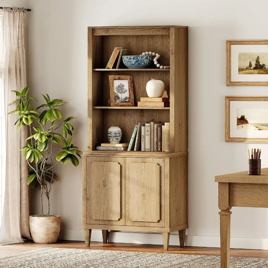 Storage - 72.8 Tall Bookshelf with Doors for
