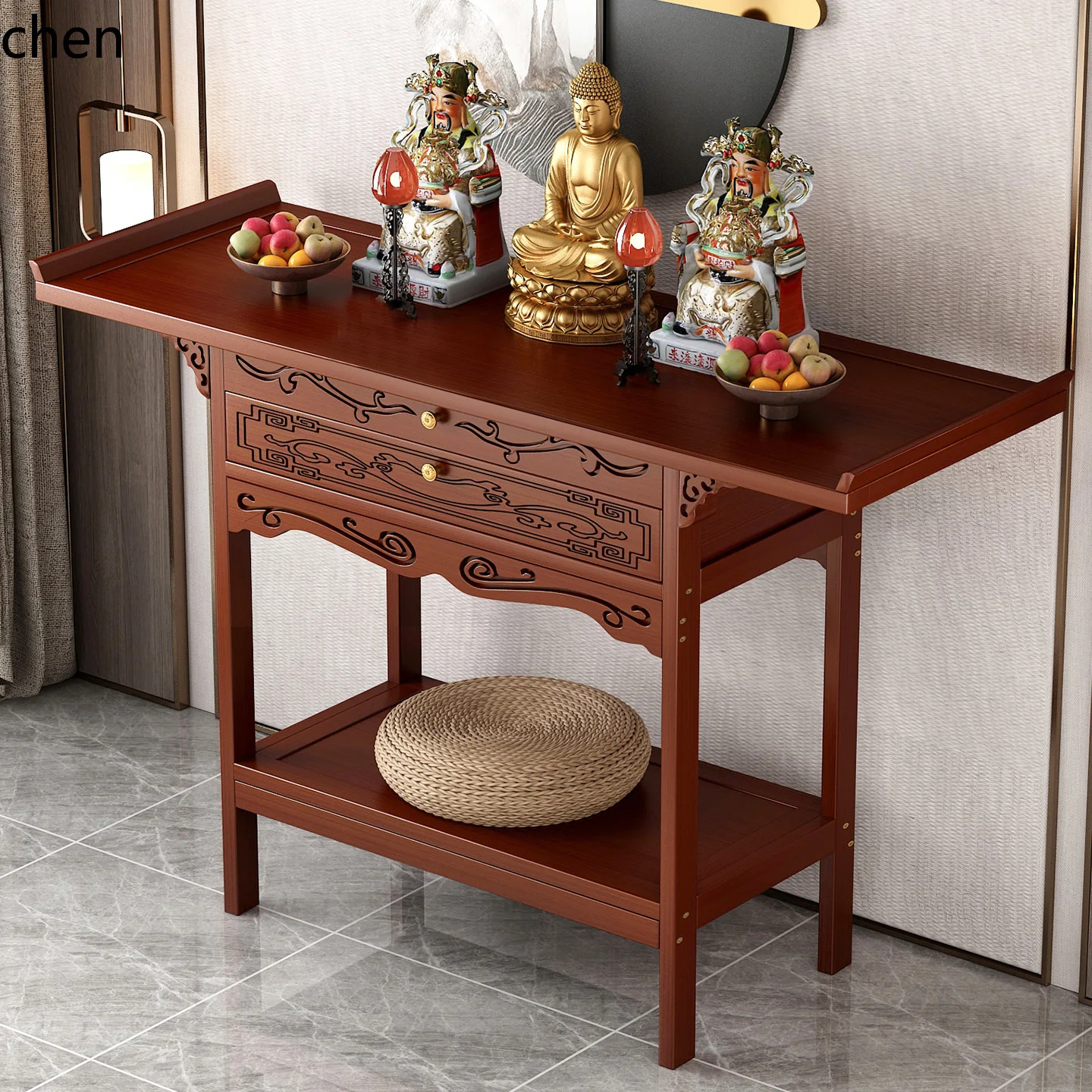 Tables - r5.20 Standing Cabinet Altar Buddha Table