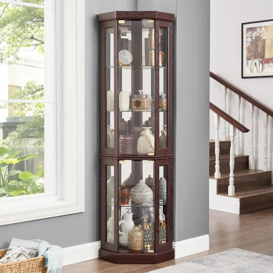 Lighted Corner Storage Cabinet - Storage 评论和价格