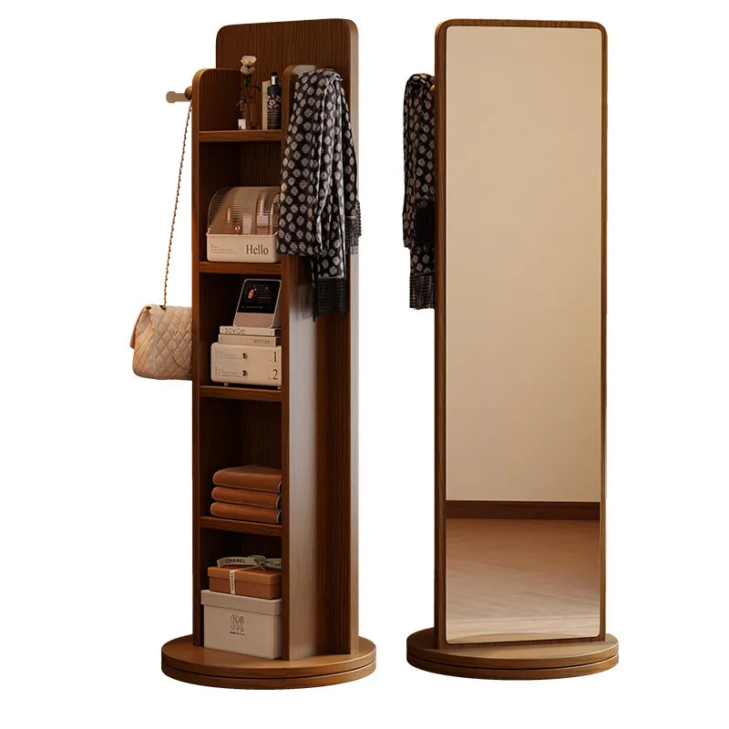 Square Rotating Full Length Fl - Full Length Mirror Jewelry Armoire 评论和价格