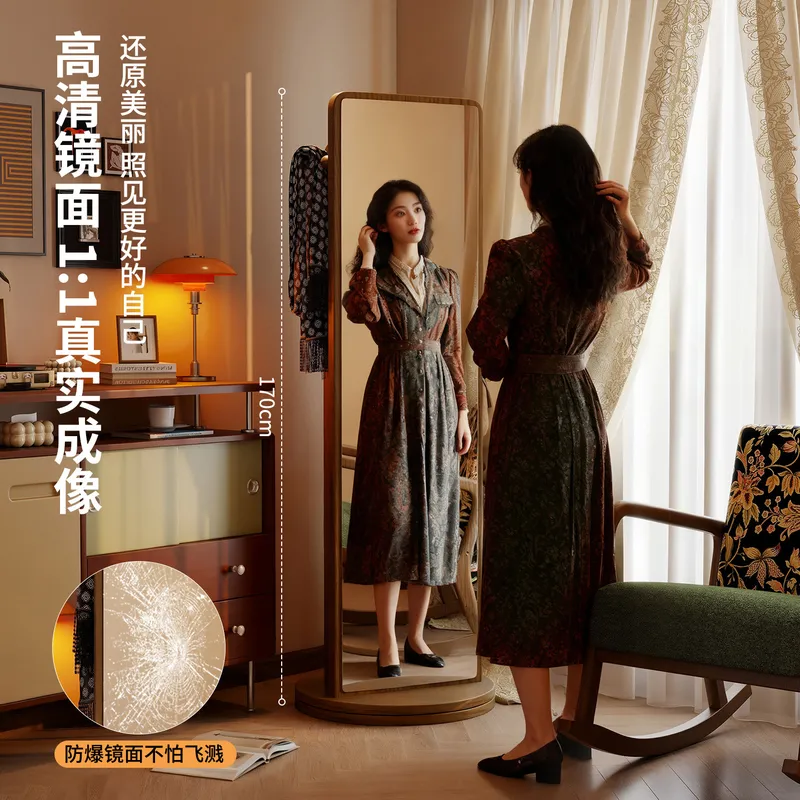 Square Rotating Full Length Fl - Full Length Mirror Jewelry Armoire 评论和价格