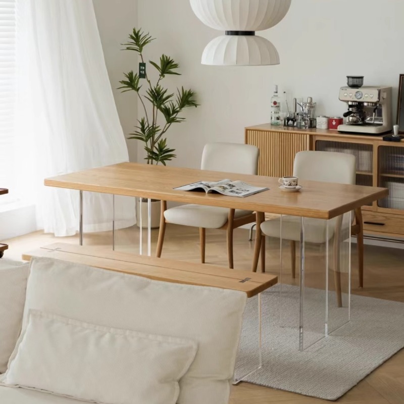 Italian Acrylic Solid Wood Flo - Tables 评论和价格