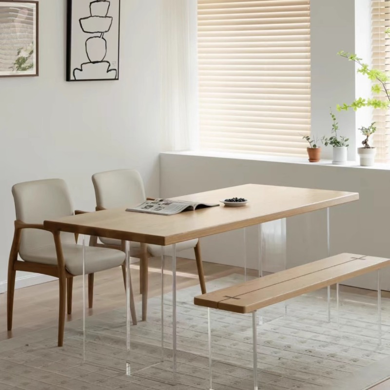 Italian Acrylic Solid Wood Flo - Tables 评论和价格