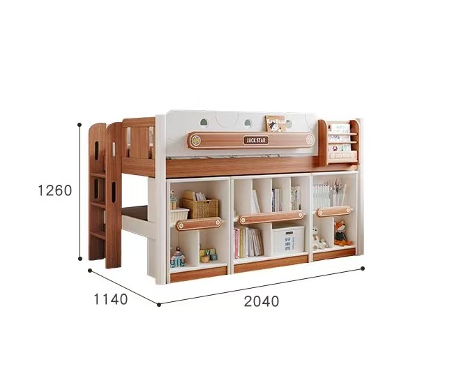 #@Factory OEM/ODM Wooden Bunk  - Bunk Bed With Stairs And Slide 评论和价格