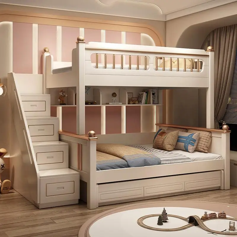 135x190cm wood mattress bunk b - King Size Bed Frame With Storage Drawers 评论和价格
