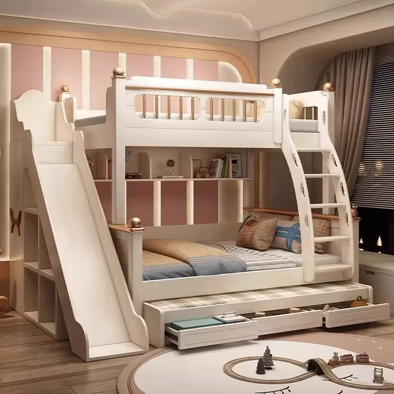 135x190cm wood mattress bunk b - King Size Bed Frame With Storage Drawers 评论和价格