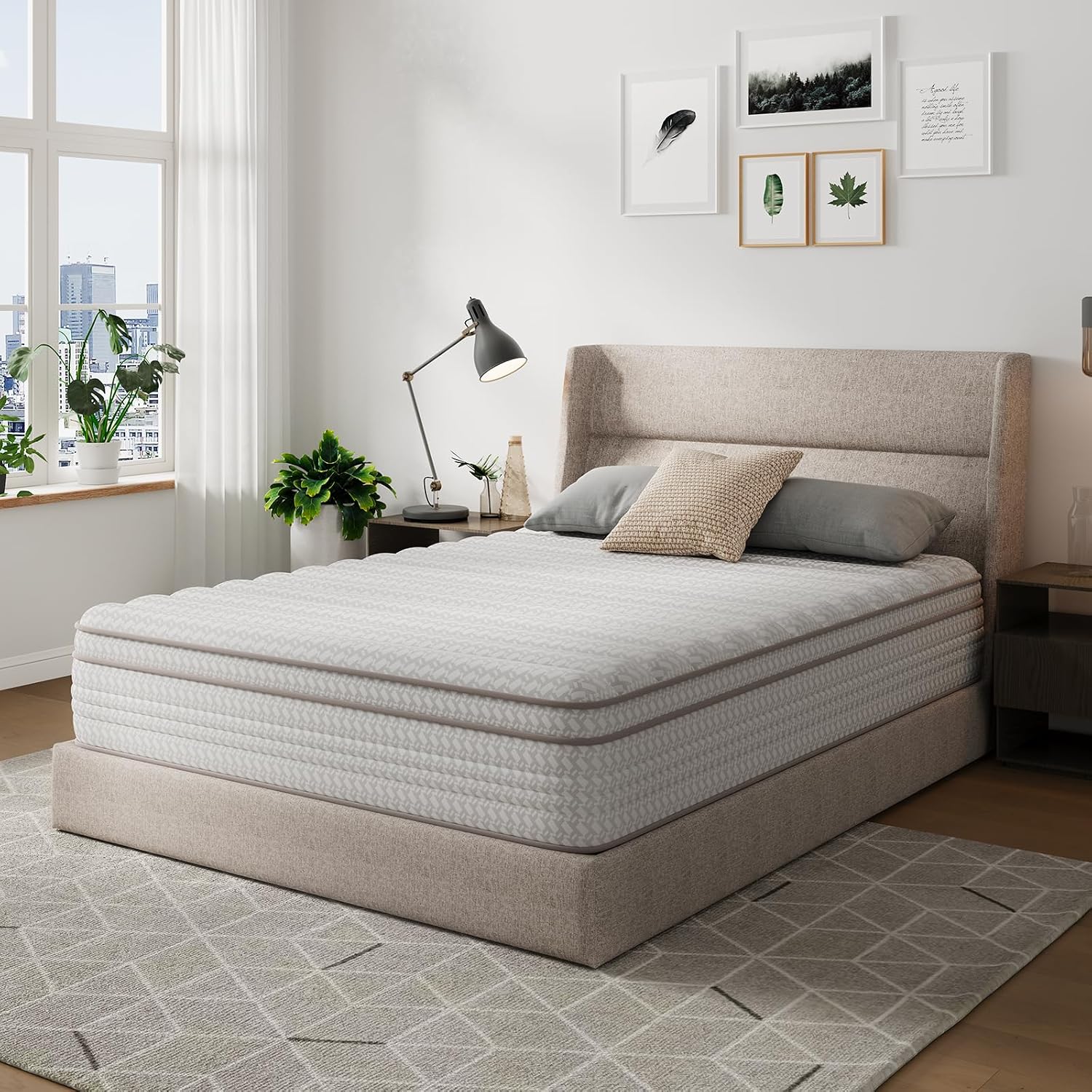 12 Inch Queen Size Mattress, H - Memory Foam Mattress In A Box Queen 评论和价格