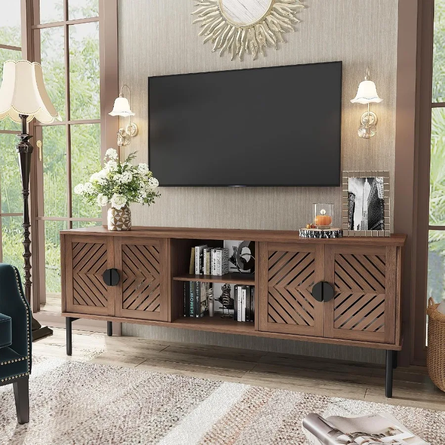 63 TV Stand for Living Room, E - Storage 评论和价格