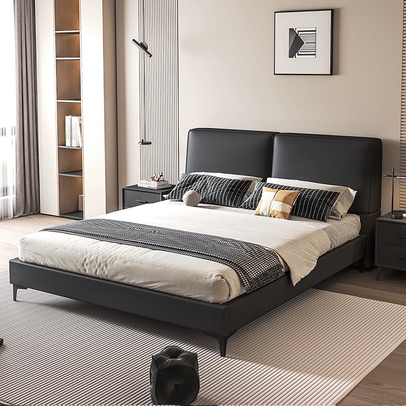 Modern Luxury Wood Bedroom Fur - King Size Bed Frame With Storage Drawers 评论和价格